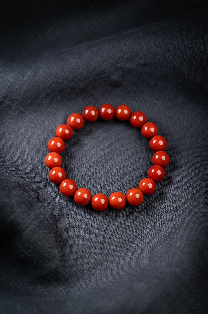 10mm瓦西，牛血红，圆珠，单圈手串，直播间介绍为准
