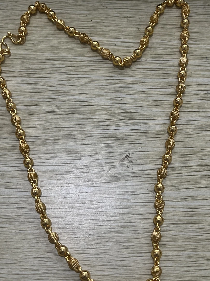 精工小众黄色项链ht7814