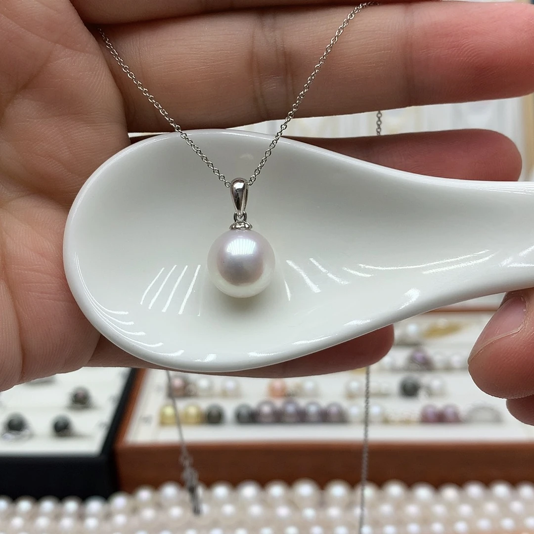 吊坠(赠链)银S925镶嵌淡水珍珠