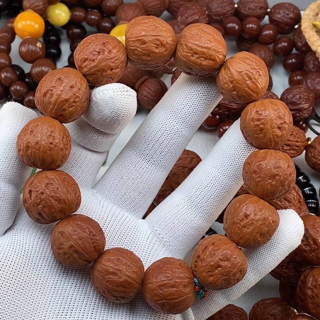 手串文玩核桃秋子小核桃串22mm