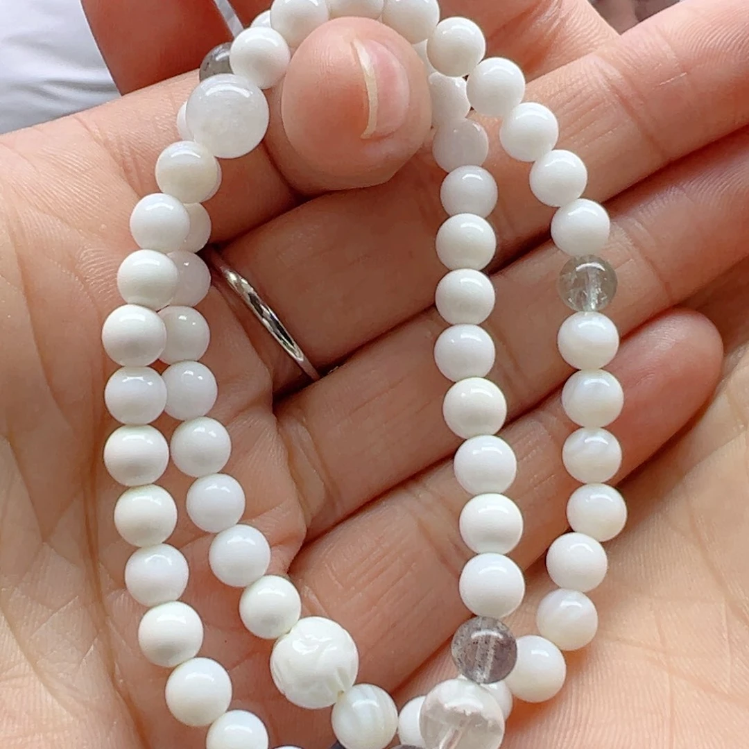 水晶手串未镶嵌车车双圈