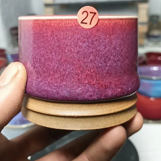 杯0*0钧瓷杯子，纯手工制作！