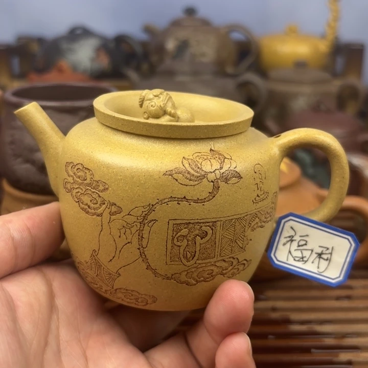 茶壶紫砂貔貅聚宝盆本山段170c