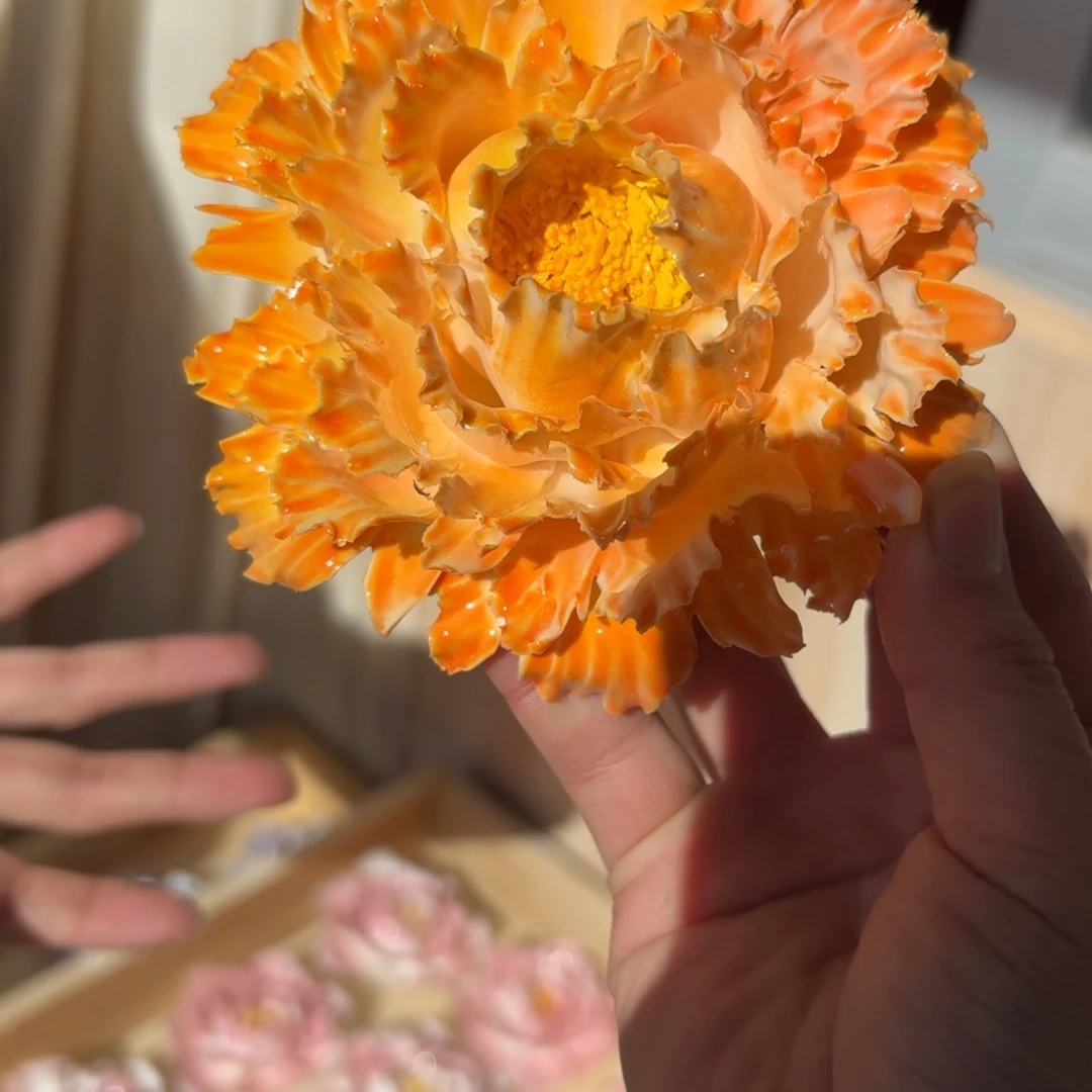 陶瓷花拍满20元发货，退款拉黑