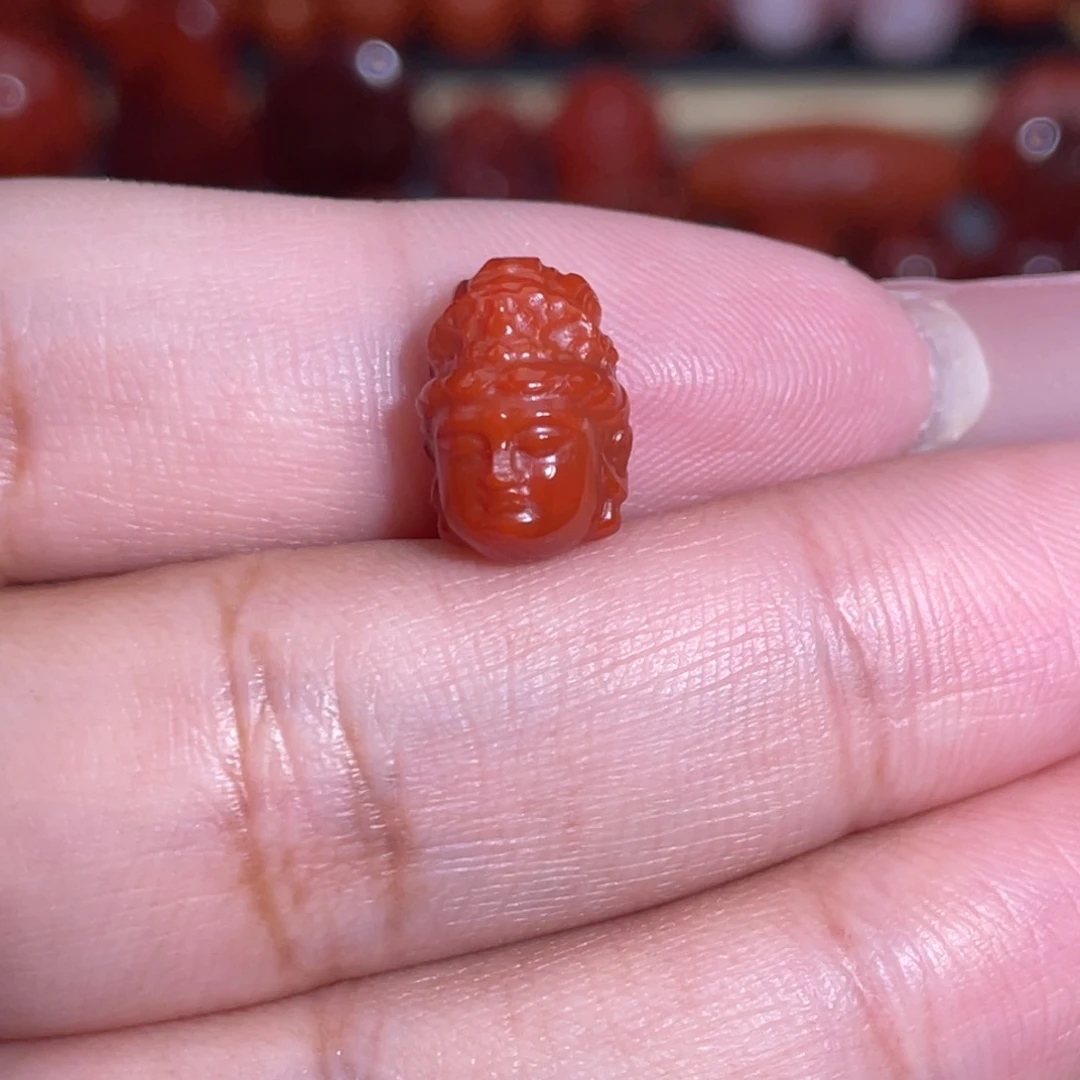 南红玛瑙未镶嵌观音