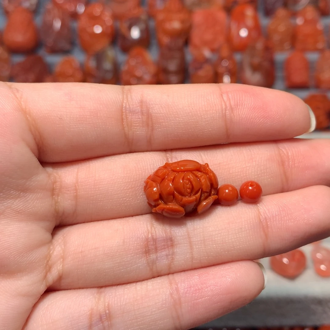 【闪购商品】未镶嵌配饰南红玛瑙小*猫