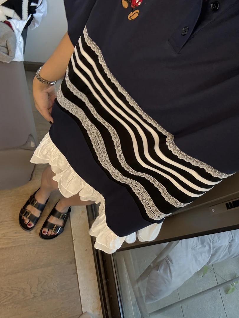 【朱迪裙】短袖休闲百搭大码时尚夏季宽松潮流