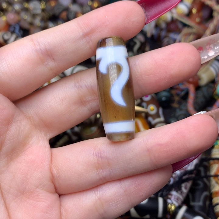 玛瑙/玉髓未镶嵌发一条