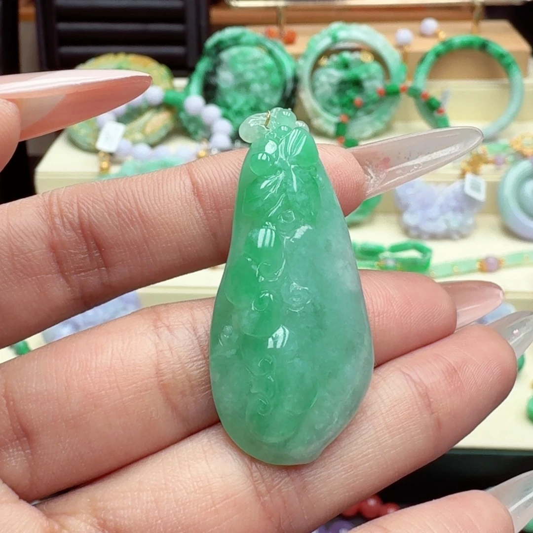 颈饰未镶嵌翡翠翡翠吊坠