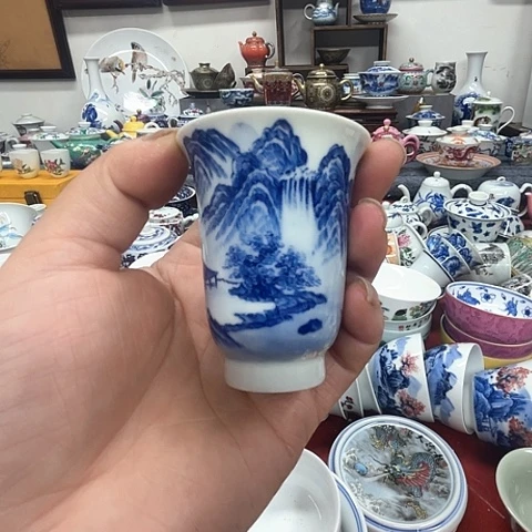 杯子景德镇陶瓷主人杯