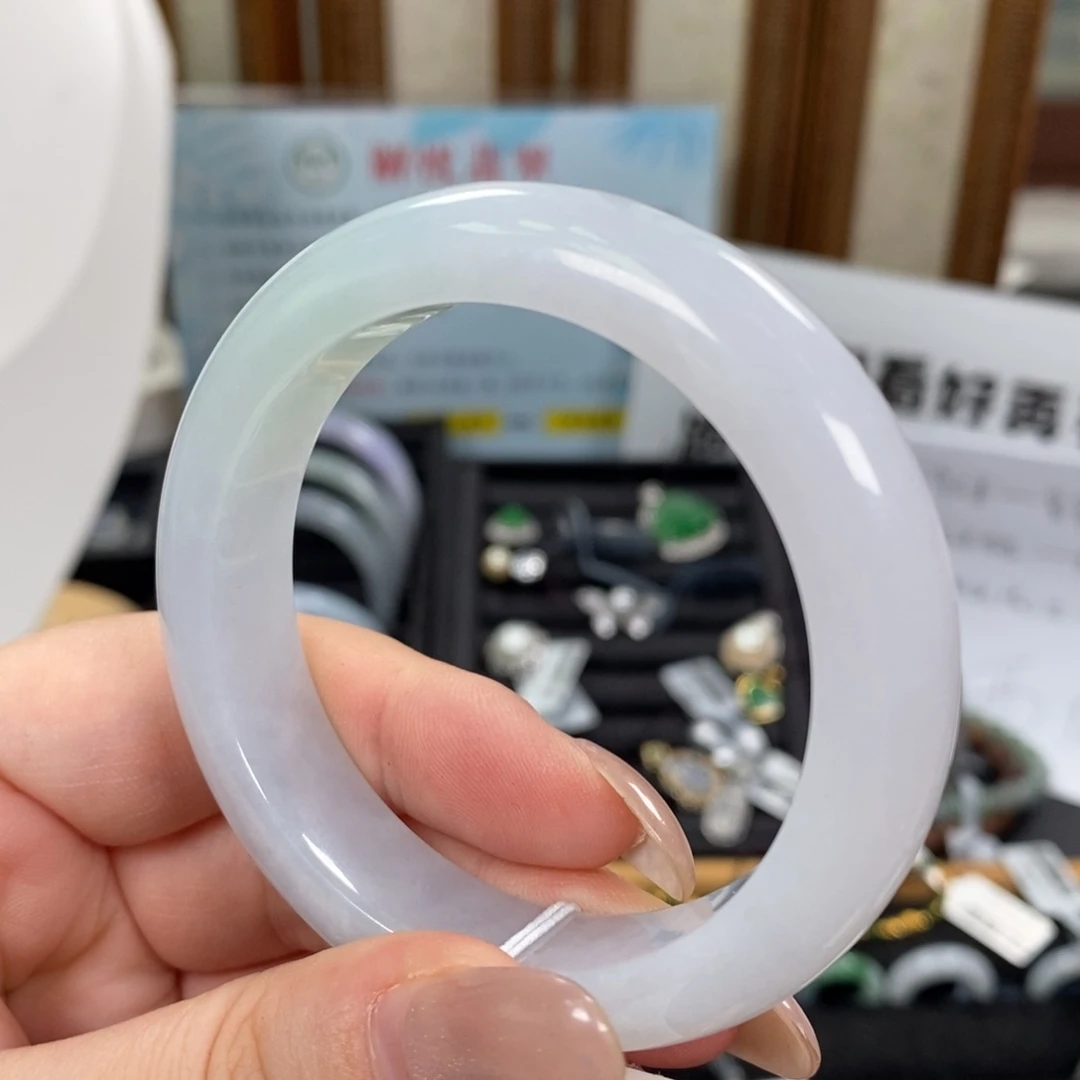 未镶嵌手镯翡翠翡翠淡颜51.9