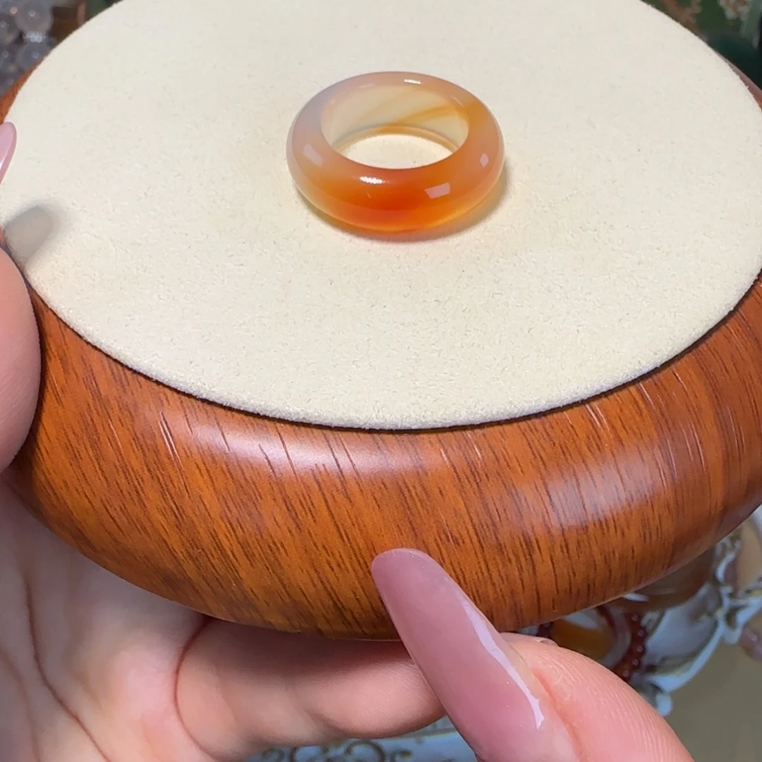 公****玛瑙/玉髓未镶嵌戒指