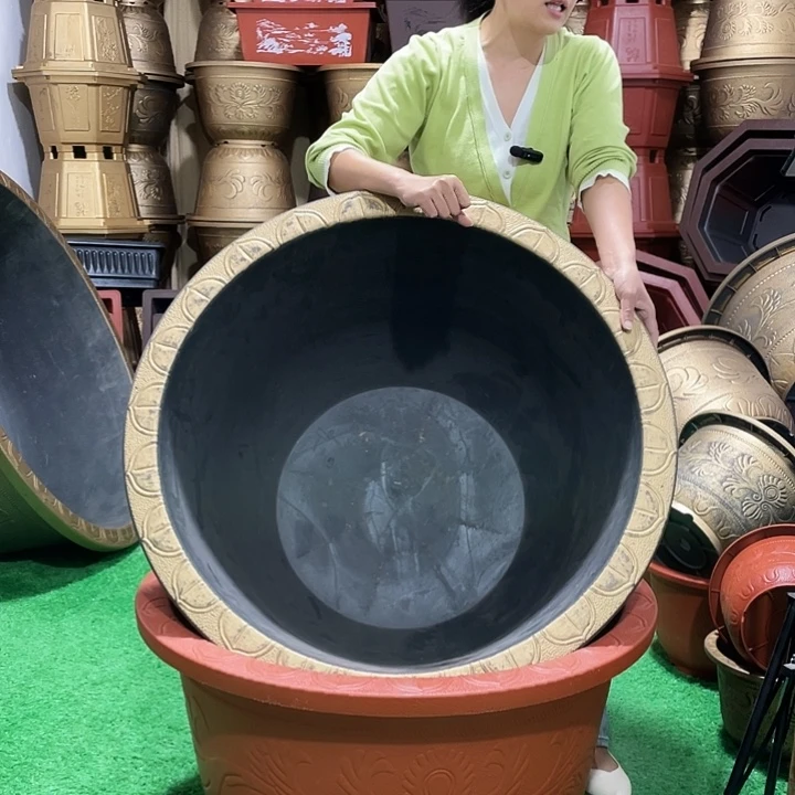 圆盆红色八零一个