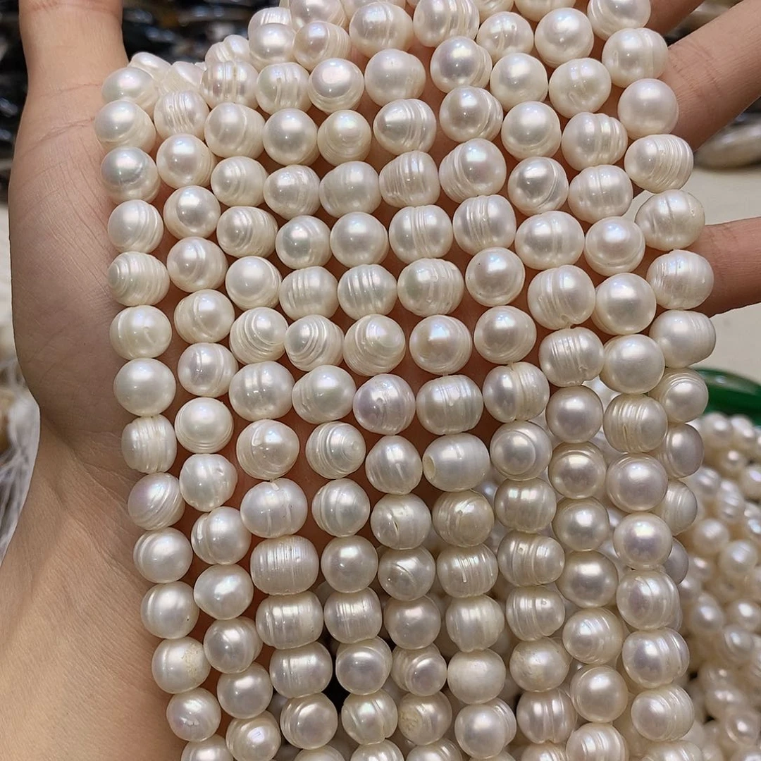 玛瑙/玉髓未镶嵌珠宝半成品珍珠一条装