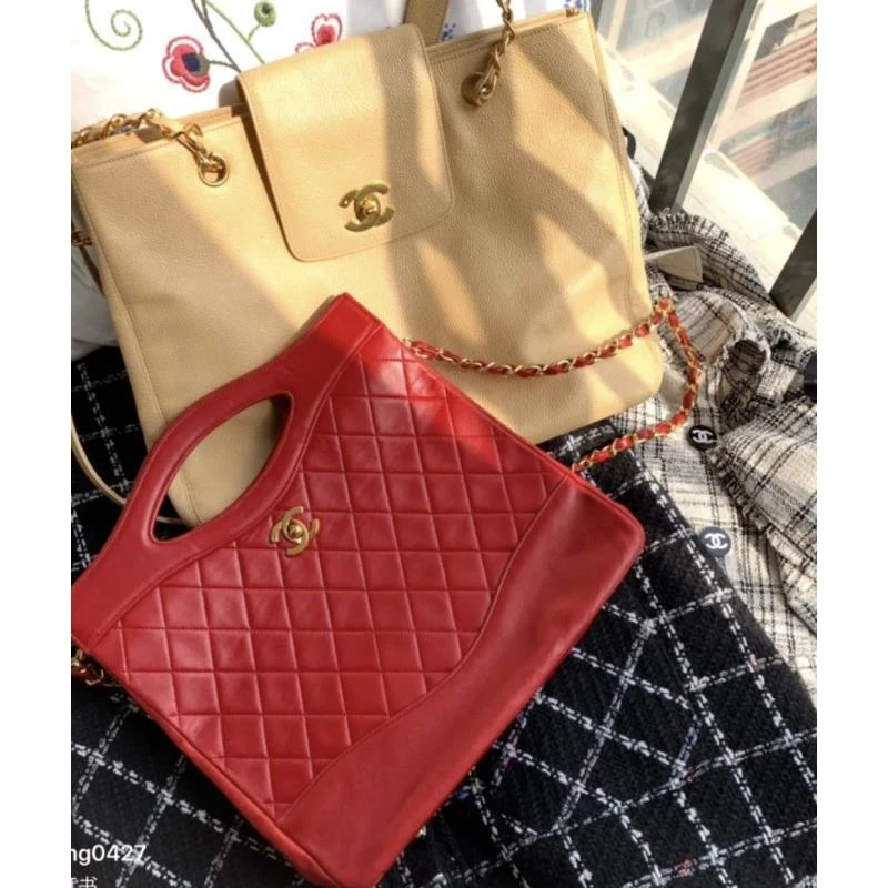 95新 Chanel/香奈儿  中古红金31bagmini包 28cm 7524441