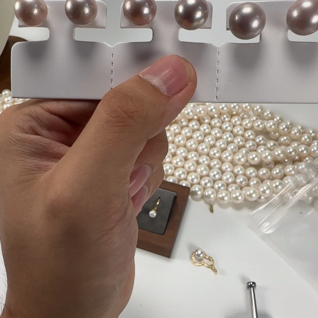 琉璃钛合金925银紫色耳钉