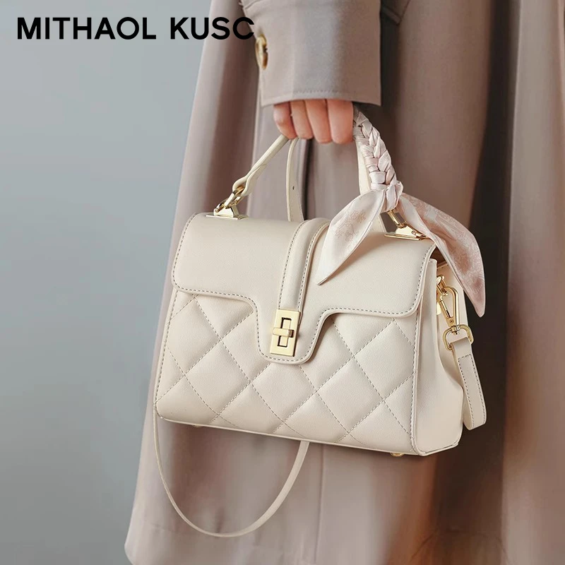 MITHAOLKUSCMITHAOLKUSC轻奢小众女士手提包斜挎包生日礼物送女友