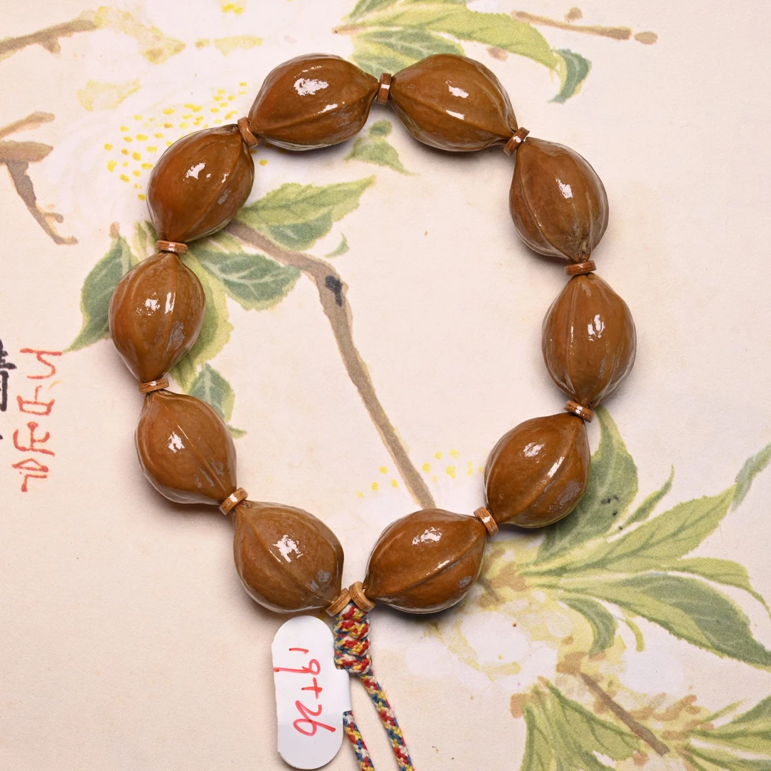 19+26·精挑款·梅林铁核原生态素串橄榄核树主一手货源 499