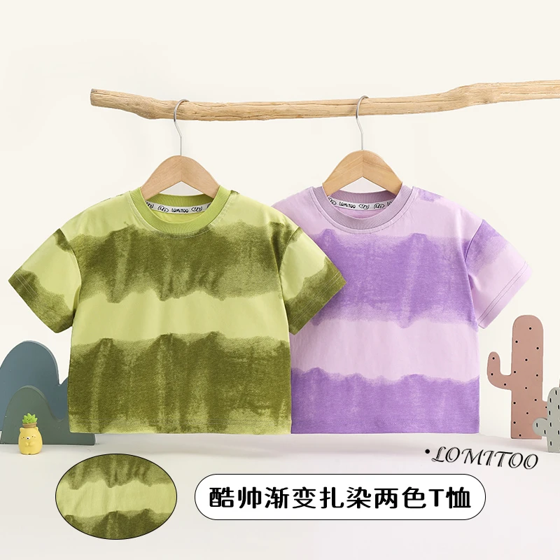 【青青】2025夏季纯棉新款T恤潮酷4T150