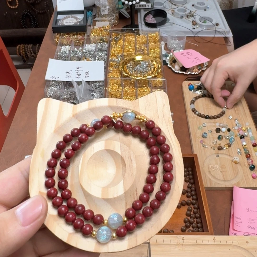 0.6朱砂痣双圈合香珠