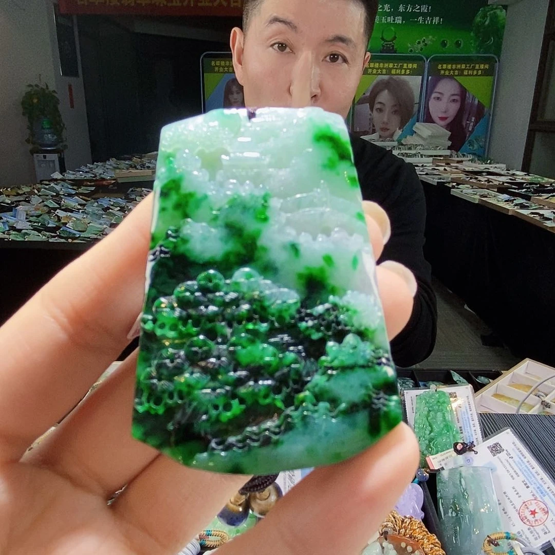 颈饰未镶嵌翡翠翡翠