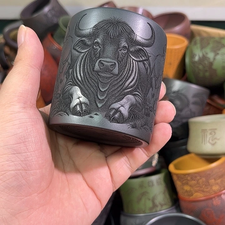 茶杯紫砂全手工紫砂主人杯