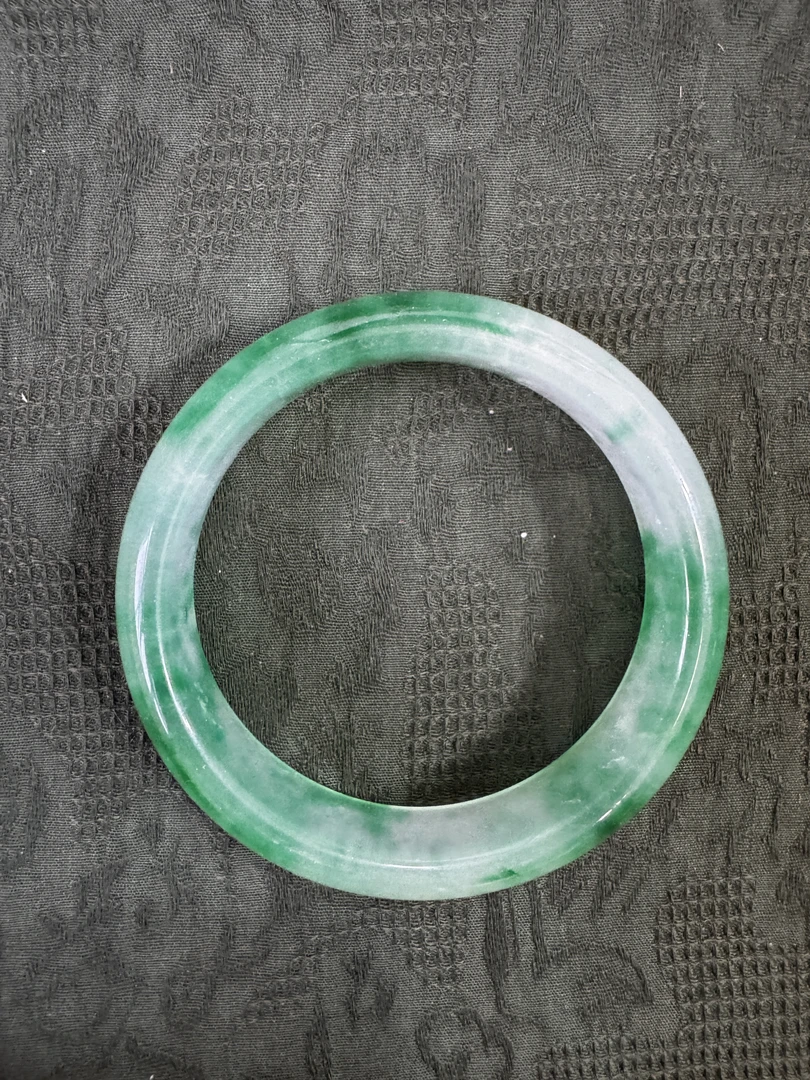 飘花绿色手镯闪购