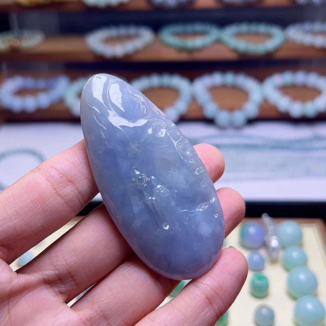 翡翠未镶嵌颈饰唔道翡翠挂件