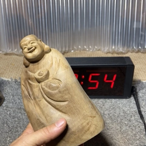 .***.金丝楠弥勒佛摆件