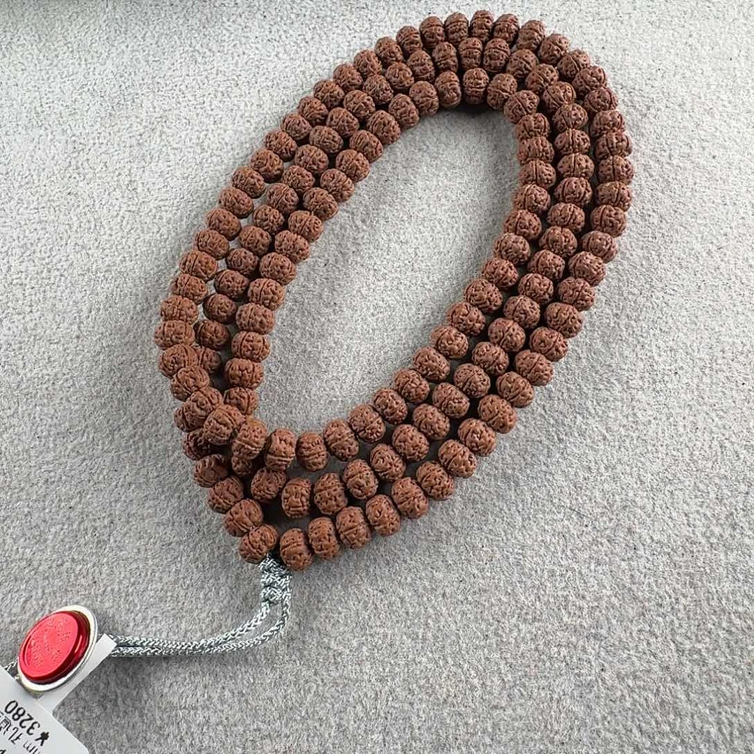 金刚菩提吊坠头货老树王孔道丝黄