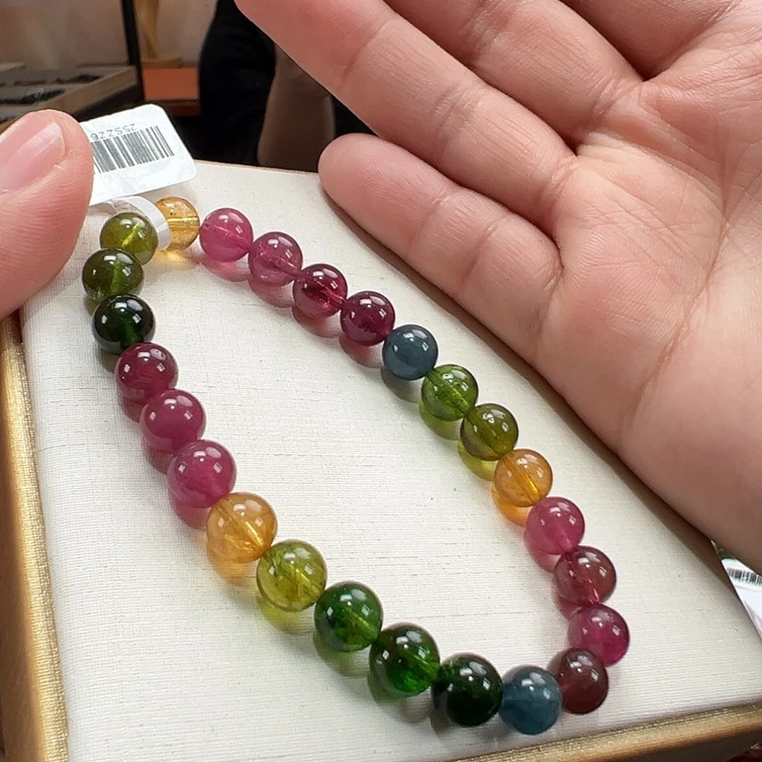 未镶嵌碧玺手串7.5mmmmmmm