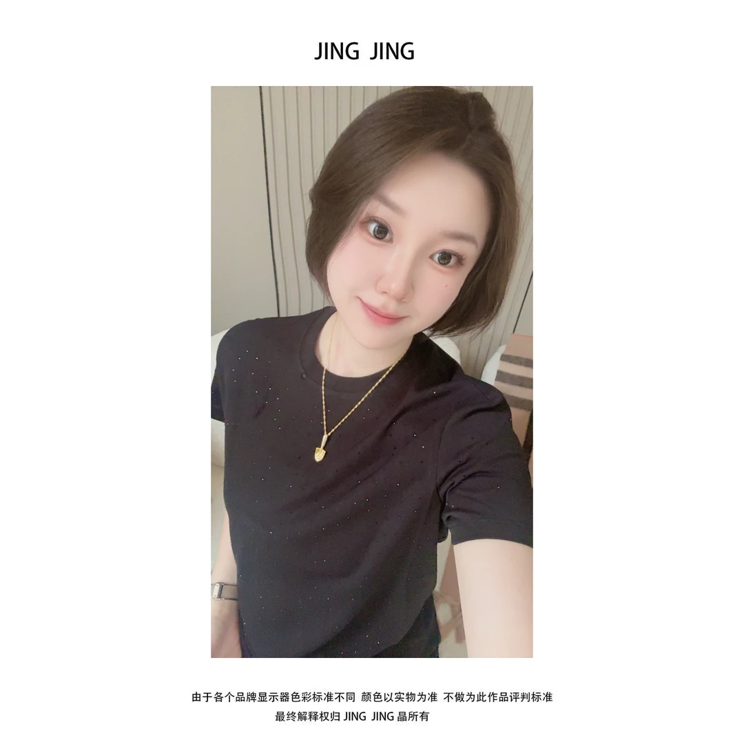 JING JING推荐【闪闪晶晶】时尚休闲时尚薄款T恤