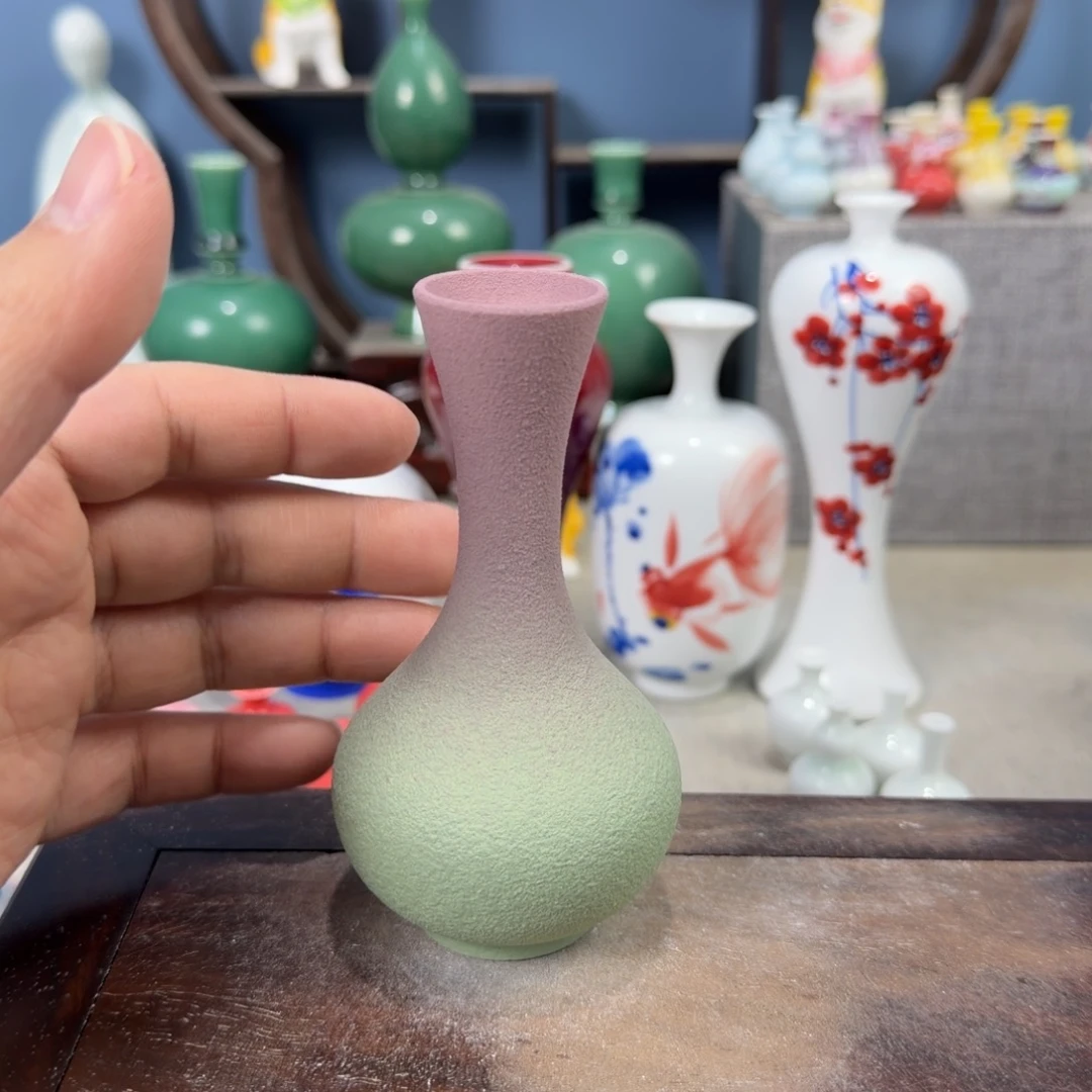 陶瓷手工小花器摆件