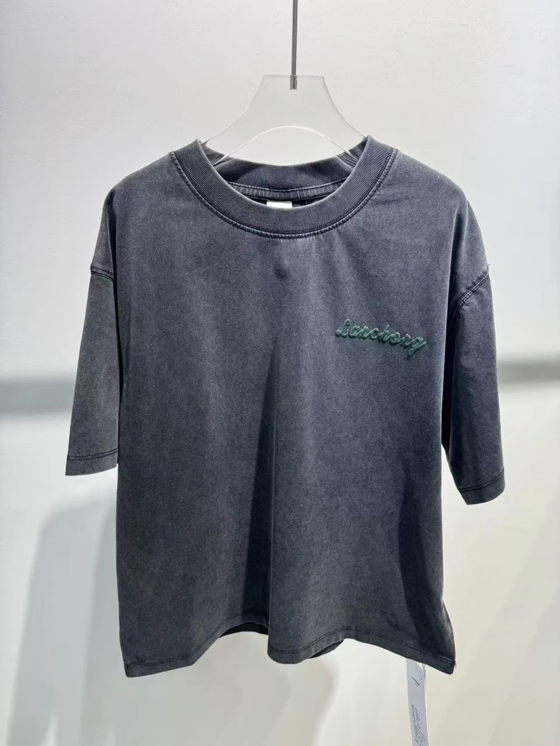 XTJ STUDIO童装 设计师款 LC中大童 背10短袖 新品