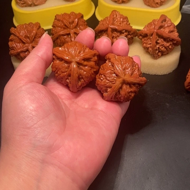 吊坠文玩核桃付*工艺三棱