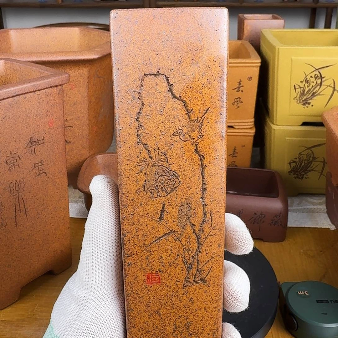 紫砂花盆一*紫砂花盆