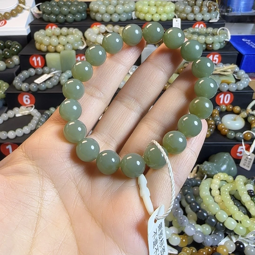 和田玉未镶嵌手链