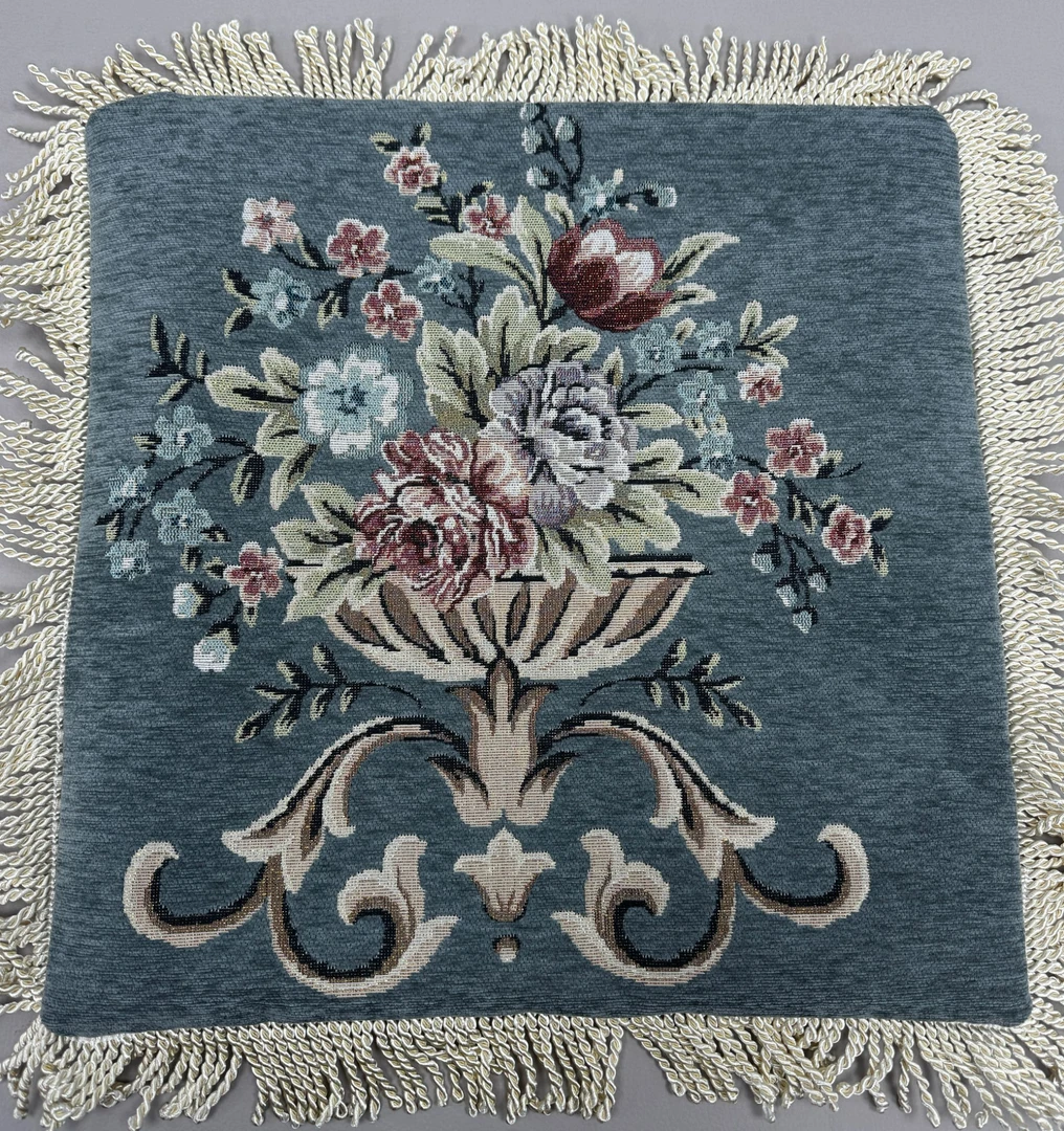 45*45雪尼尔（不含芯）提花大号抱枕套床头靠垫客厅沙发座椅多功能