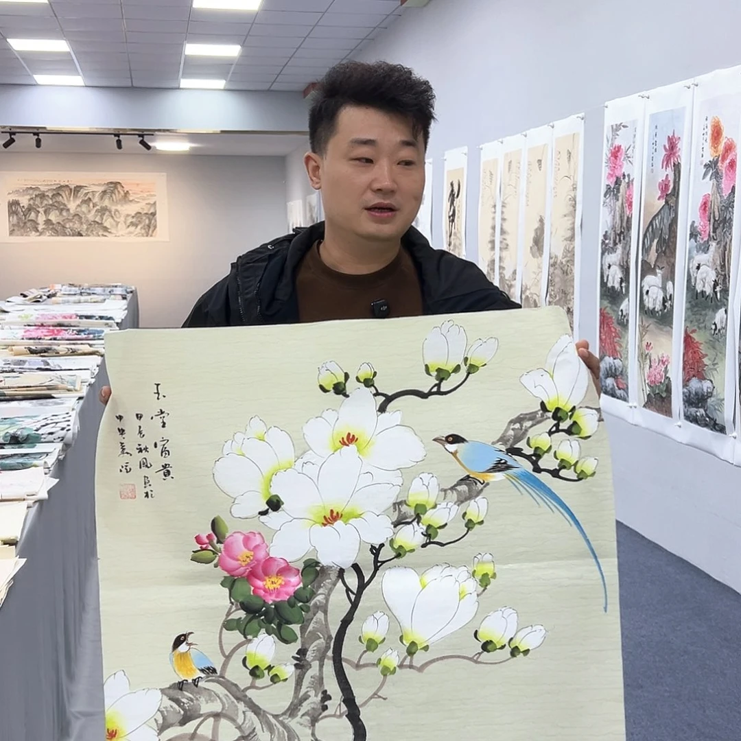 国画国画作品宣纸纯手绘