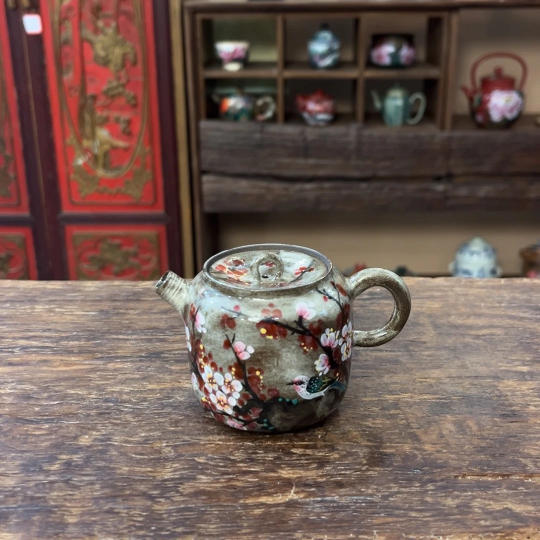 柴烧手工手绘陶瓷