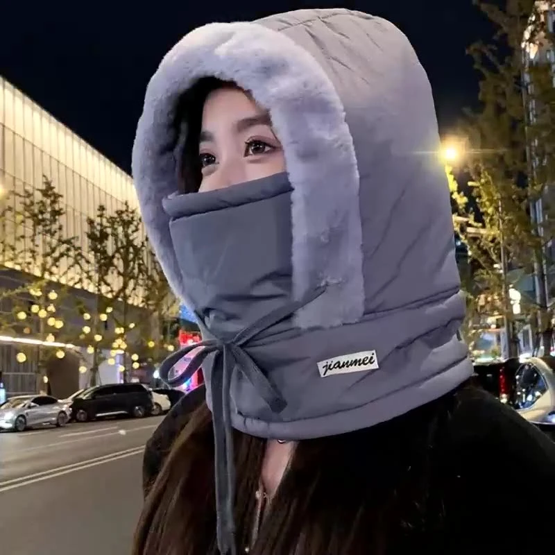爆款冬季情侣款潮流保暖百搭防冻防尘护耳罩多功能骑行户外包头帽