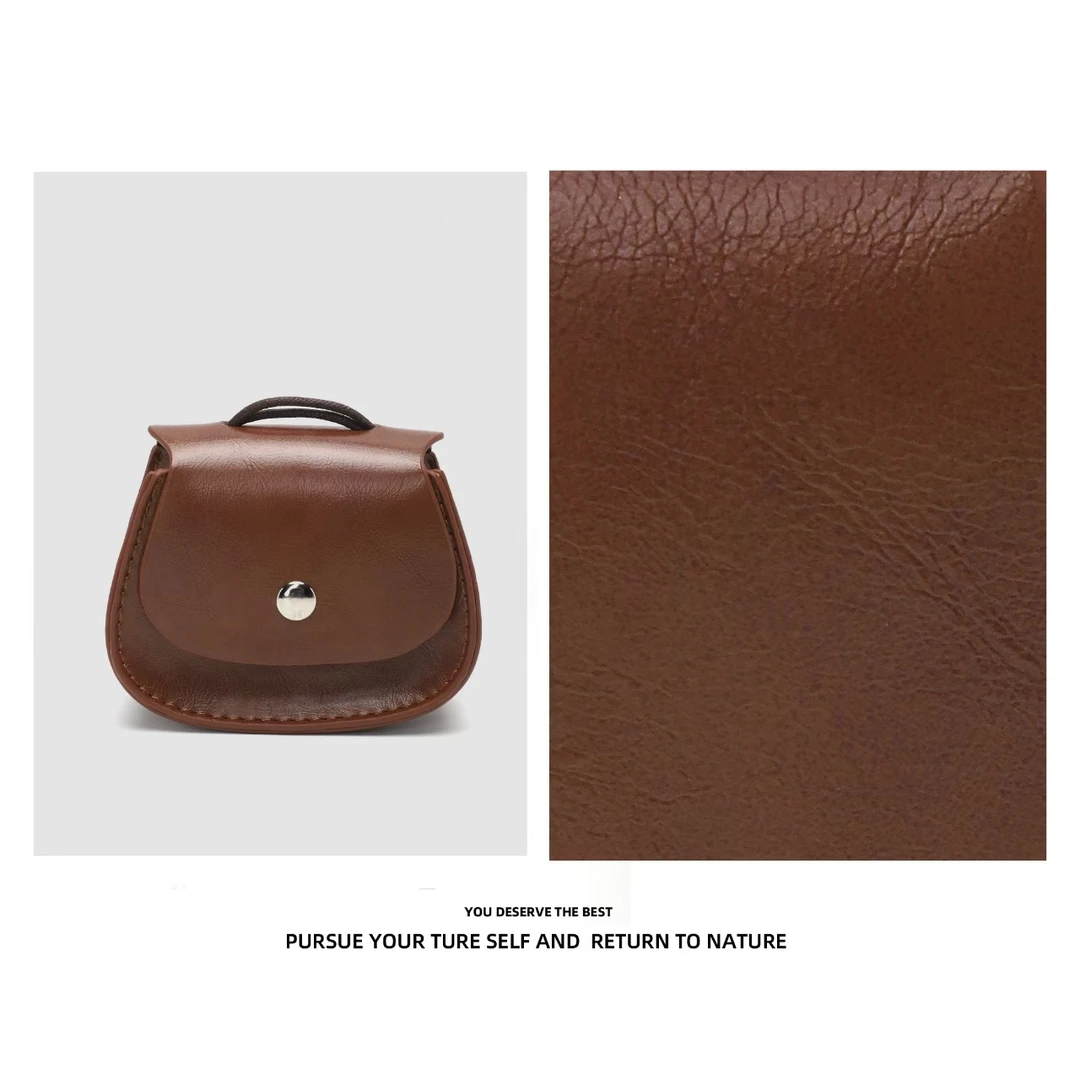 Discoverrevive春夏软皮纯色零钱包耳机收纳包迷你口红斜跨包603