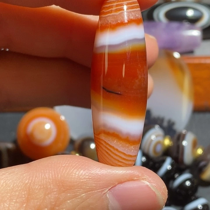 玛瑙/玉髓未镶嵌项链