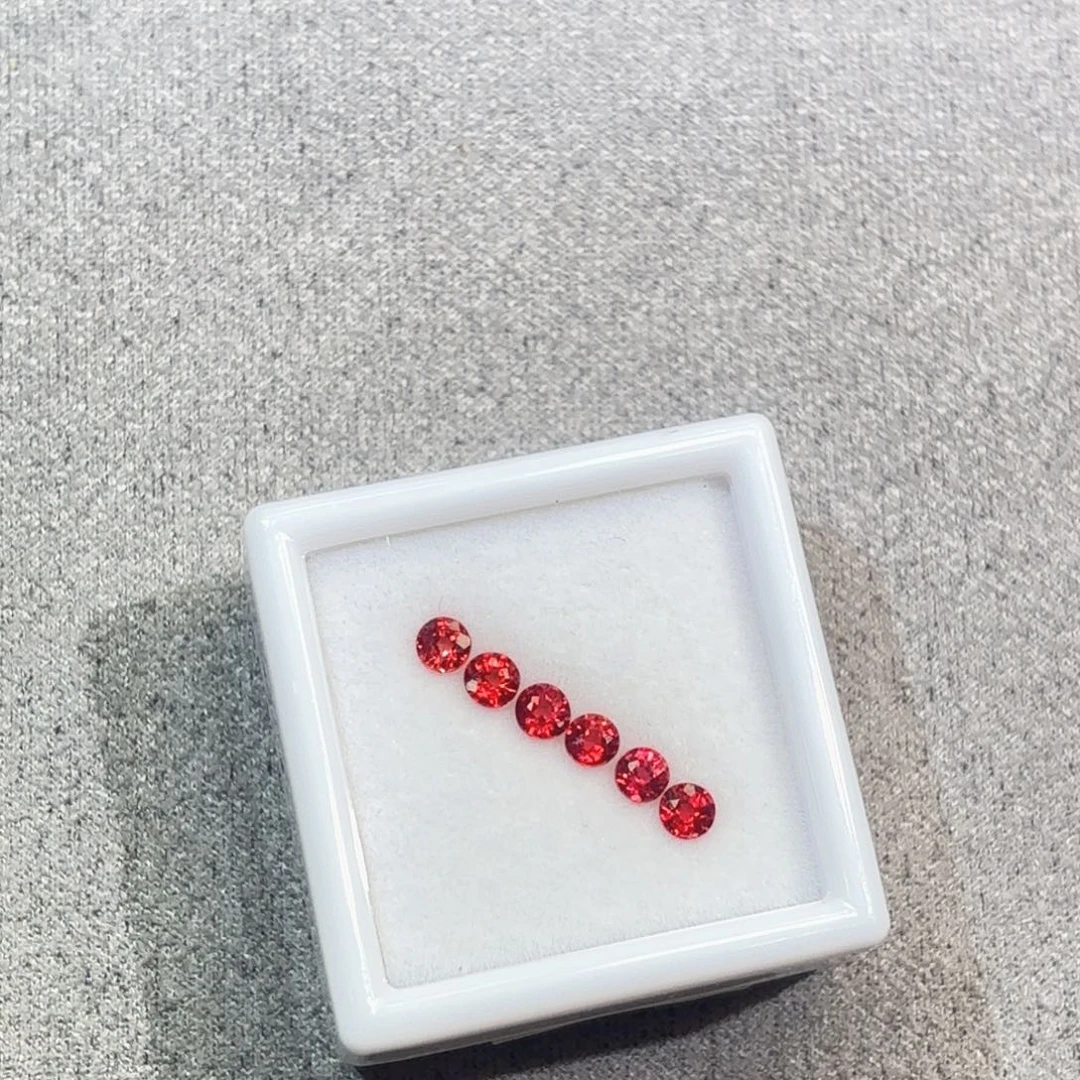 彩色蓝宝石裸石圆3mm1组