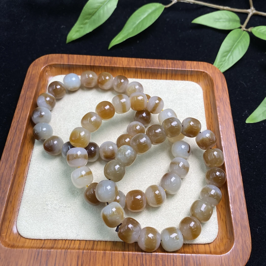思懿手镯之家-和田玉糖料手串-约12mm-14864-TYZB-多样性发一