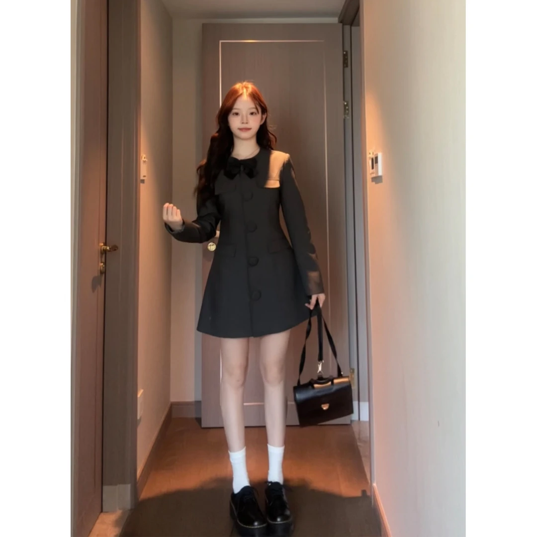 【清清】金川川 罗曼尼庄园 千金气质时尚百搭小香风高级显瘦连衣裙