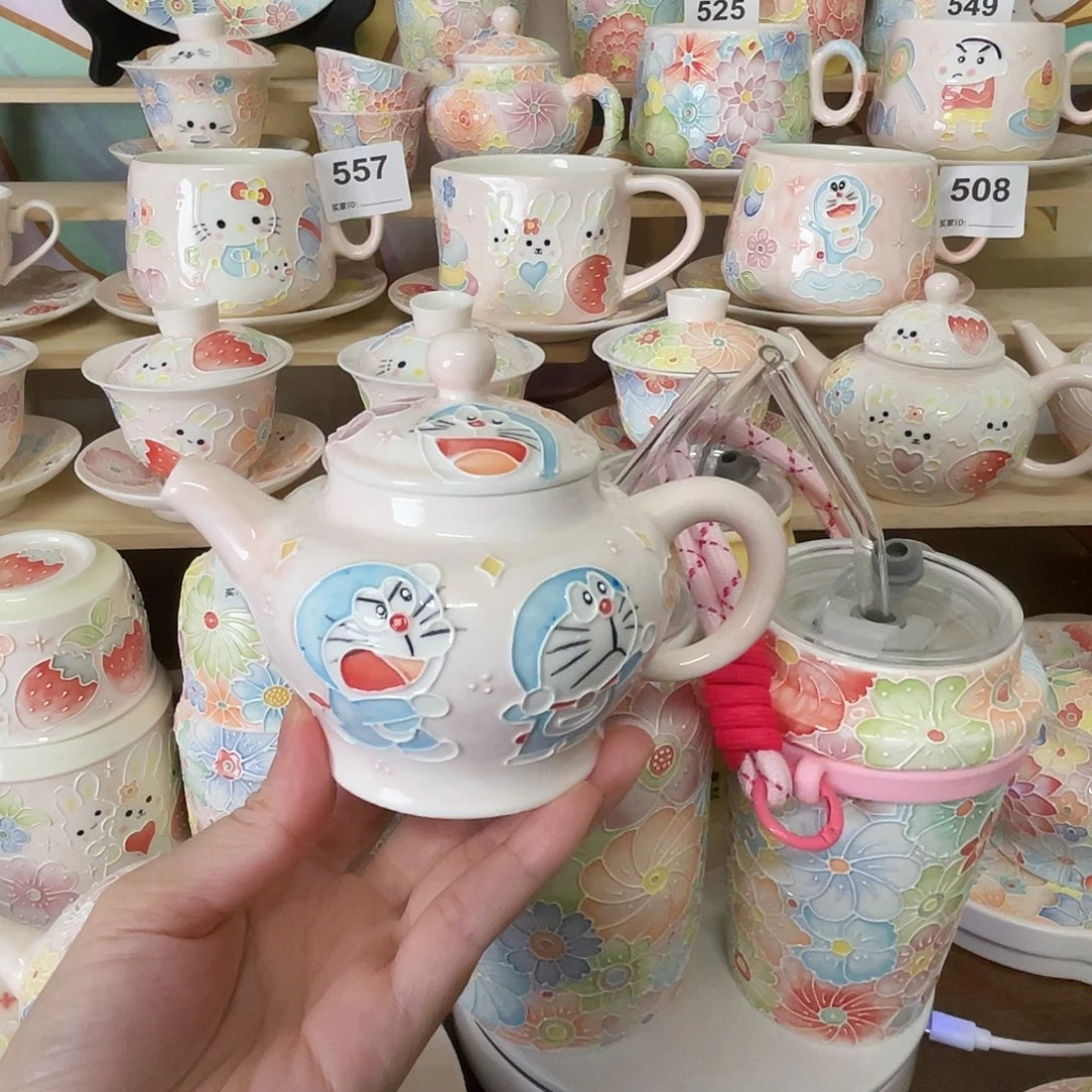 瓷片玉泥茶壶320号号号