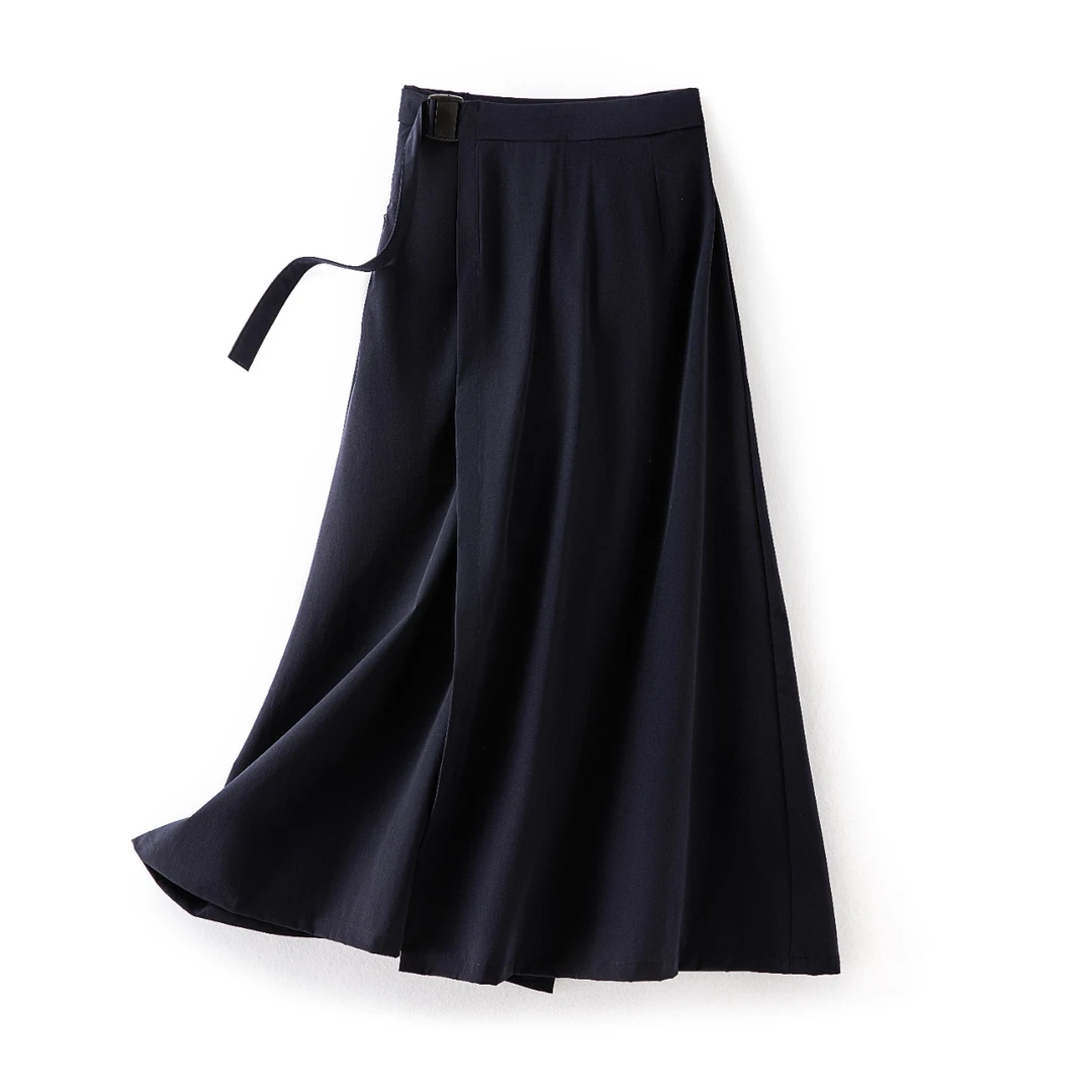 【气质非凡】时尚显瘦老钱风可调节女装半身裙8241070