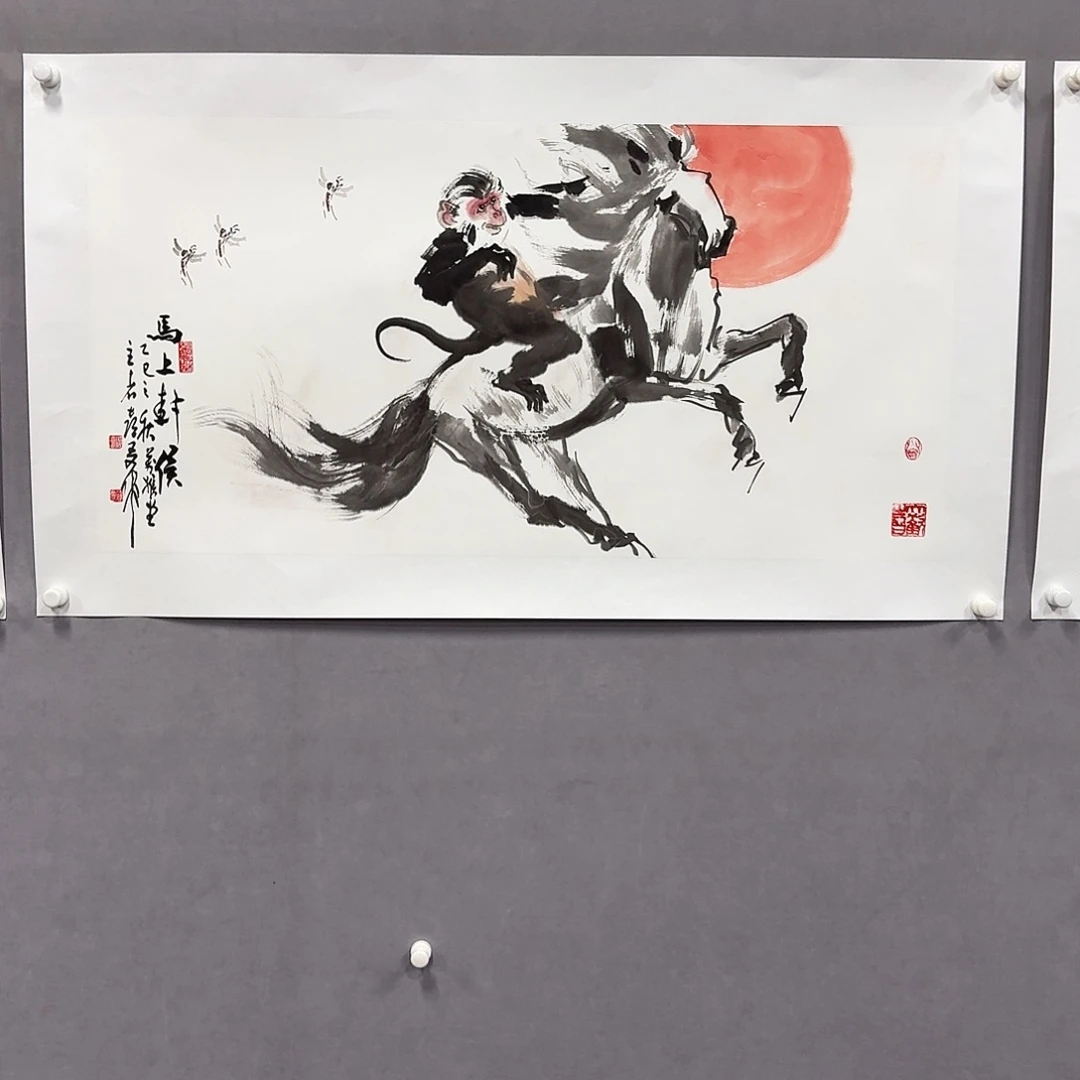 国画亲笔手绘放心去藏