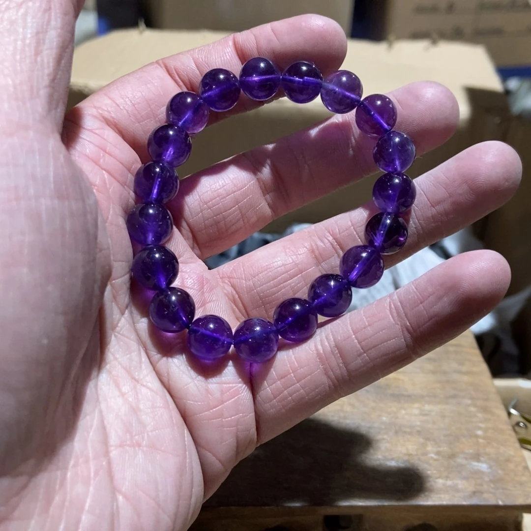 紫晶天然水晶摆件未镶嵌